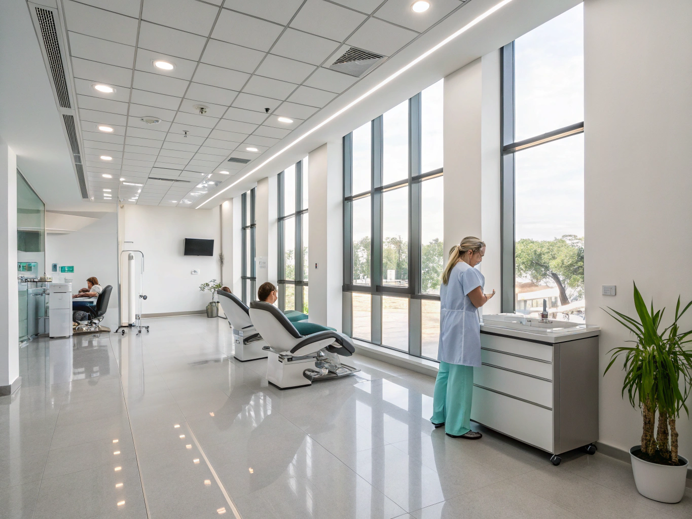Modern dental clinic interior showcasing patient acquisition success
