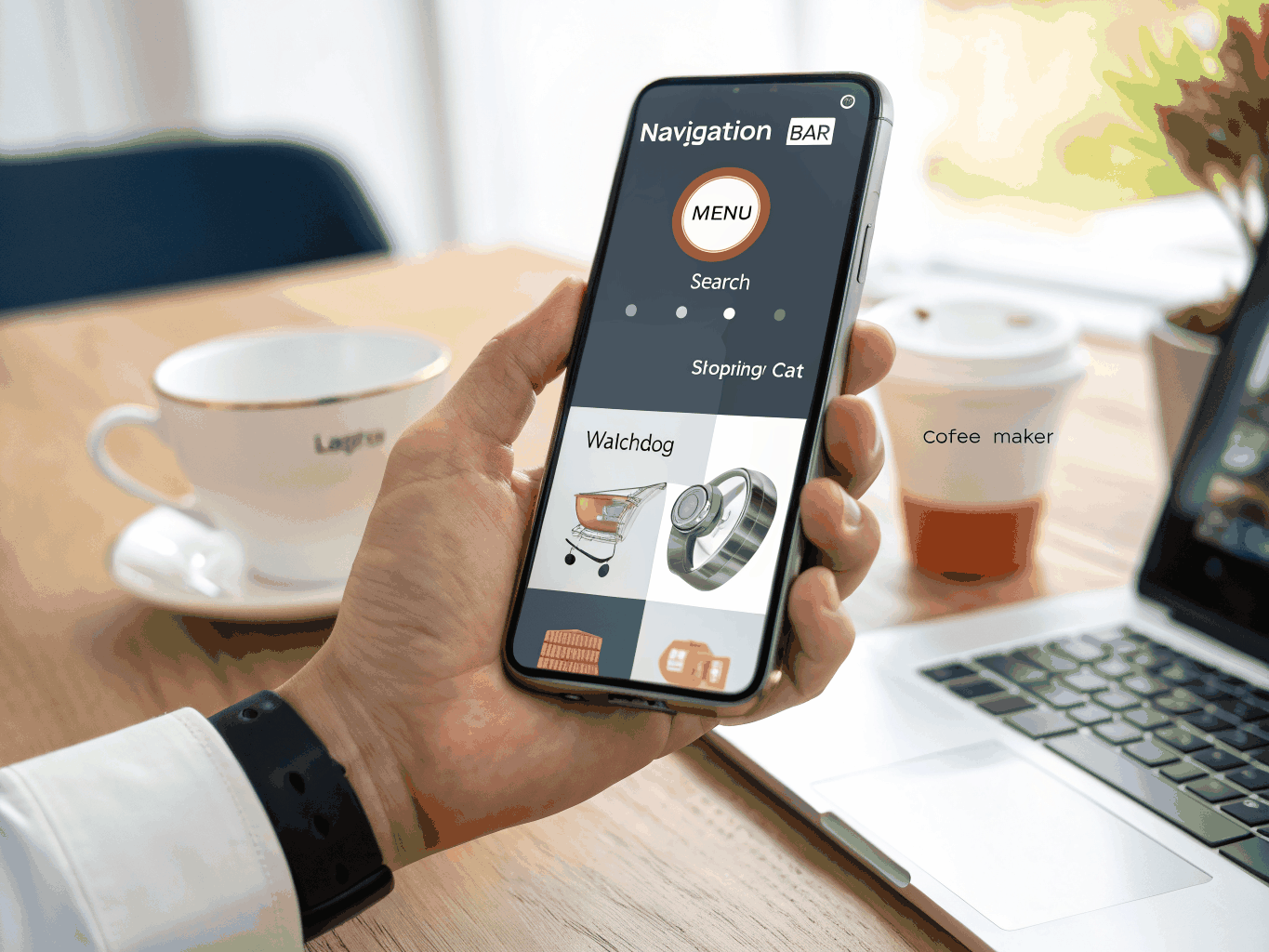 Mobile interface of a high-performing DTC e-commerce site