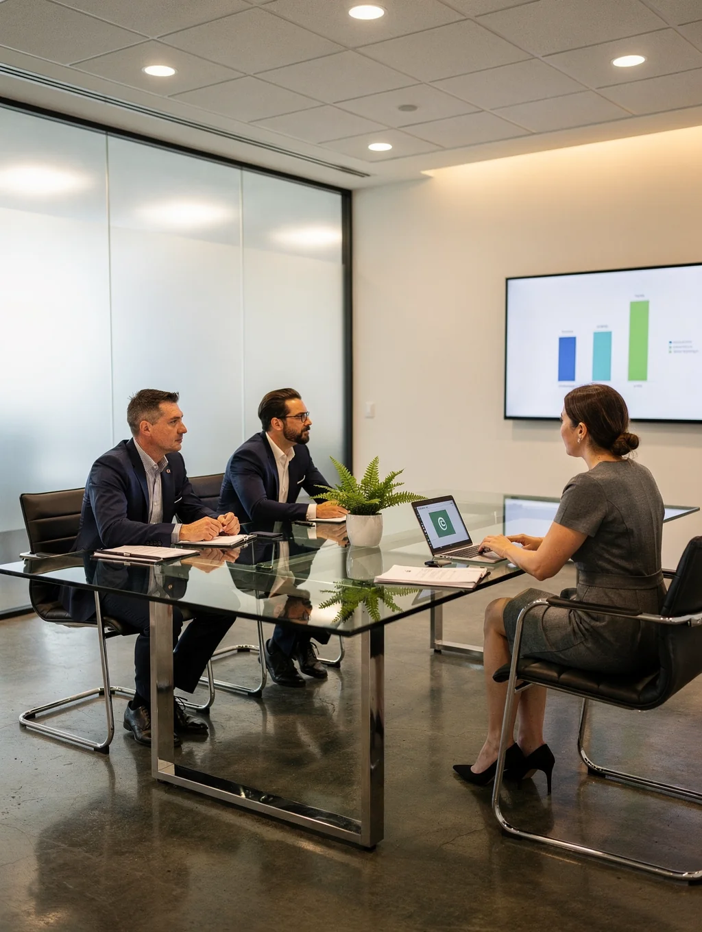Strategic planning session for enterprise lead generation