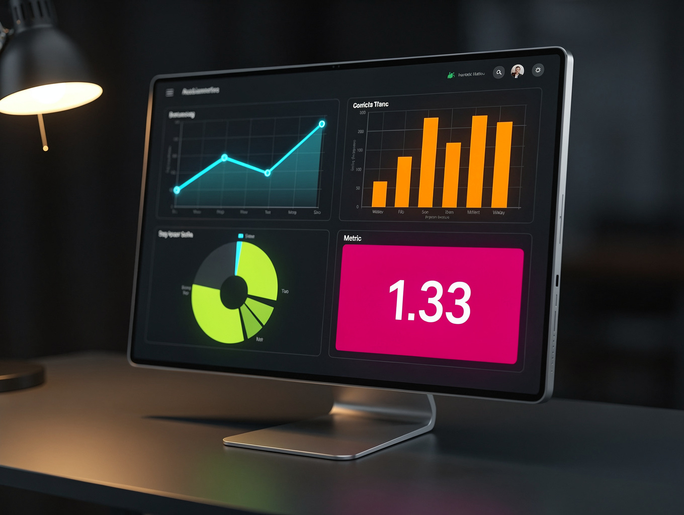 Digital growth analytics dashboard