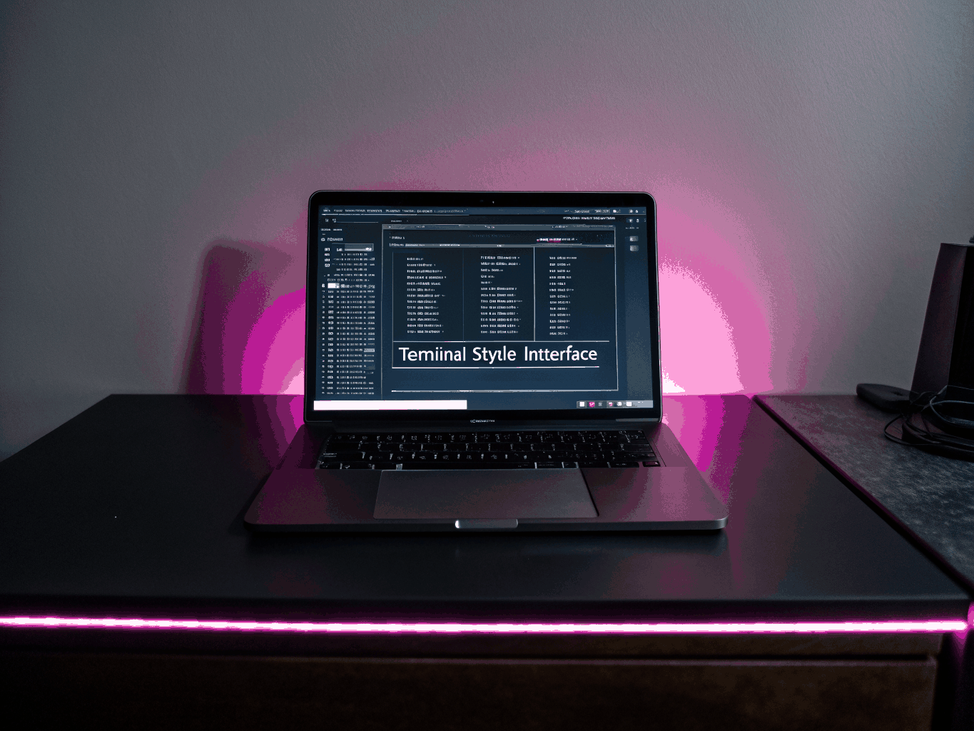 Code and technical website structure visualization